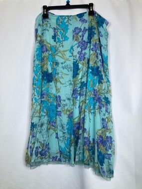 Requirements NWT Vintage Blue Floral Mesh Trim Midi **See New Note
